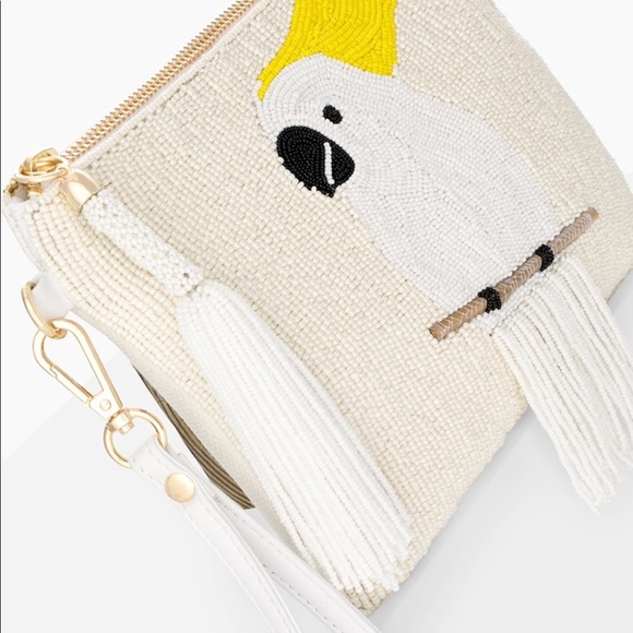 ☀️🌊🔶🔸BEADED COCKATOO POUCH🔸🔶 - Picture 3 of 4